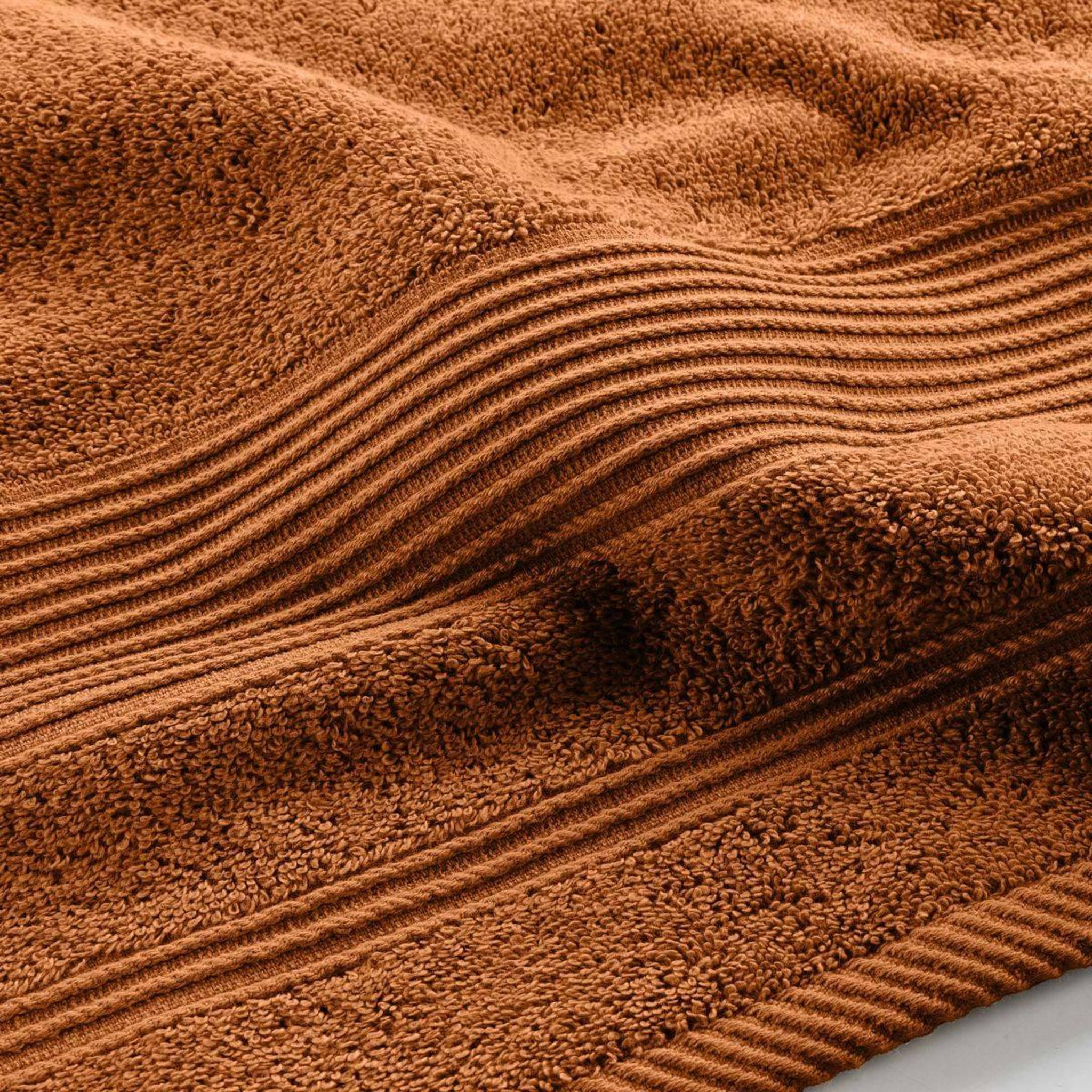 Voir la diapositive 3 : Douceur d'Intérieur Drap de bain  tendresse  90x150cm caramel