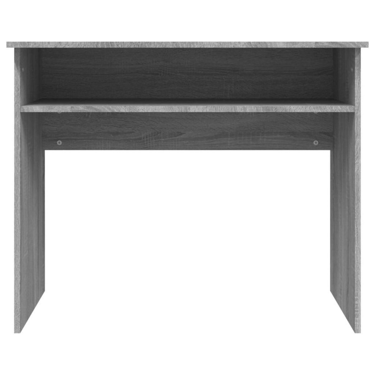 VIDAXL Bureau Sonoma gris 90x50x74 cm Bois d'ingenierie