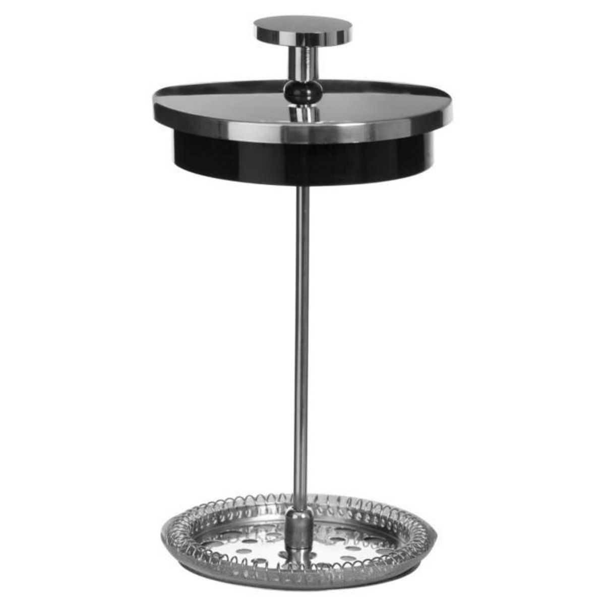 SECRET DE GOURMET Coffret Cafetière & 2 Tasses  Café  60cl Noir