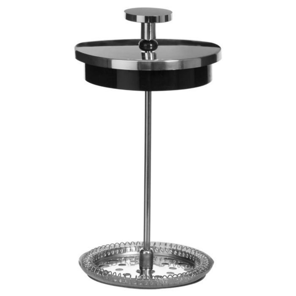 SECRET DE GOURMET Coffret Cafetière & 2 Tasses  Café  60cl Noir