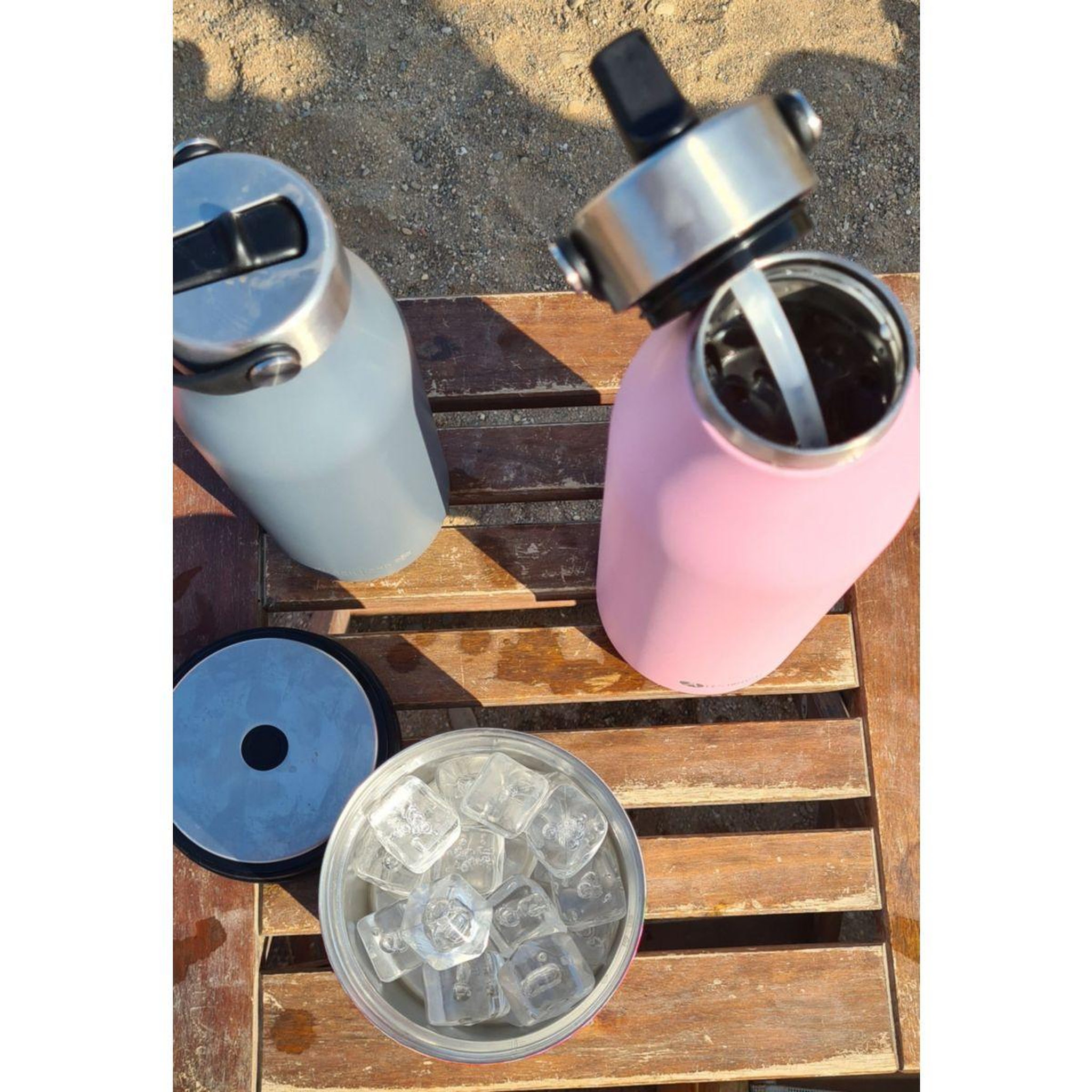 Voir la diapositive 5 : Les Artistes Bouteille isotherme 2.0 magnolia 1l