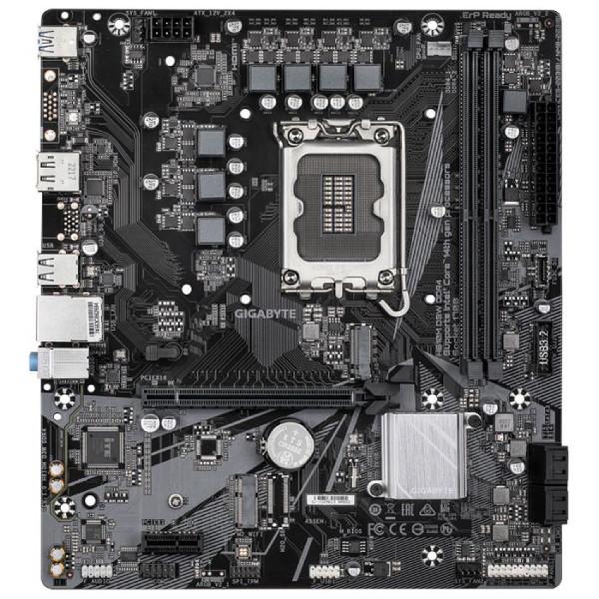 Voir la diapositive 2 : Gigabyte Carte mere - GIGABYTE - H610M D3W DDR4 - Format Micro-ATX - Chipset Intel H610 - DDR4