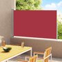 Voir la diapositive 1 : VIDAXL Auvent lateral retractable de patio 180x300 cm Rouge
