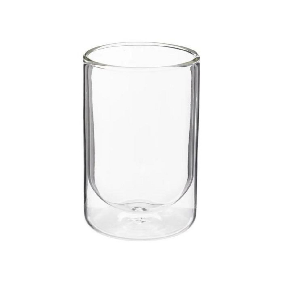 SECRET DE GOURMET Lot de 6 Mugs Double Paroi  Clea  40cl Transparent