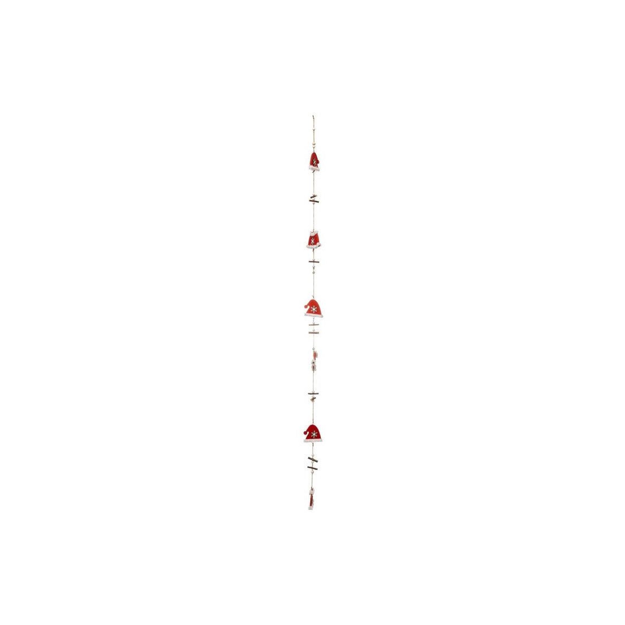 Voir la diapositive 2 : FEERIC LIGHT & CHRISTMAS Guirlande de noël  étoile  150cm rouge