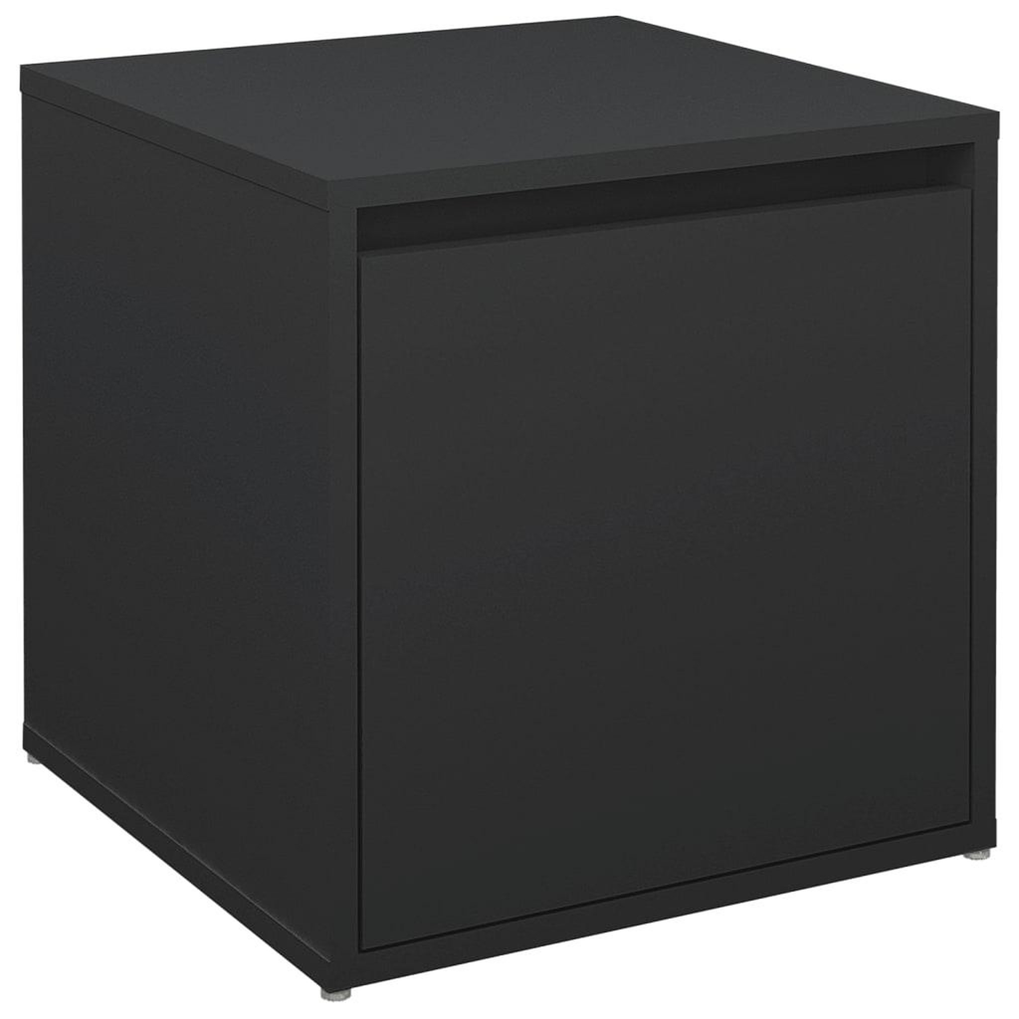 Voir la diapositive 2 : VIDAXL Tiroir boîte noir 40,5x40x40 cm bois d'ingenierie