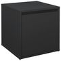 Voir la diapositive 2 : VIDAXL Tiroir boîte noir 40,5x40x40 cm bois d'ingenierie