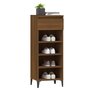 Voir la diapositive 4 : VIDAXL Etagere a chaussures Chene marron 40x36x105 cm Bois ingenierie