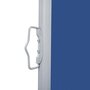 VIDAXL Auvent lateral retractable Bleu 160 x 600 cm