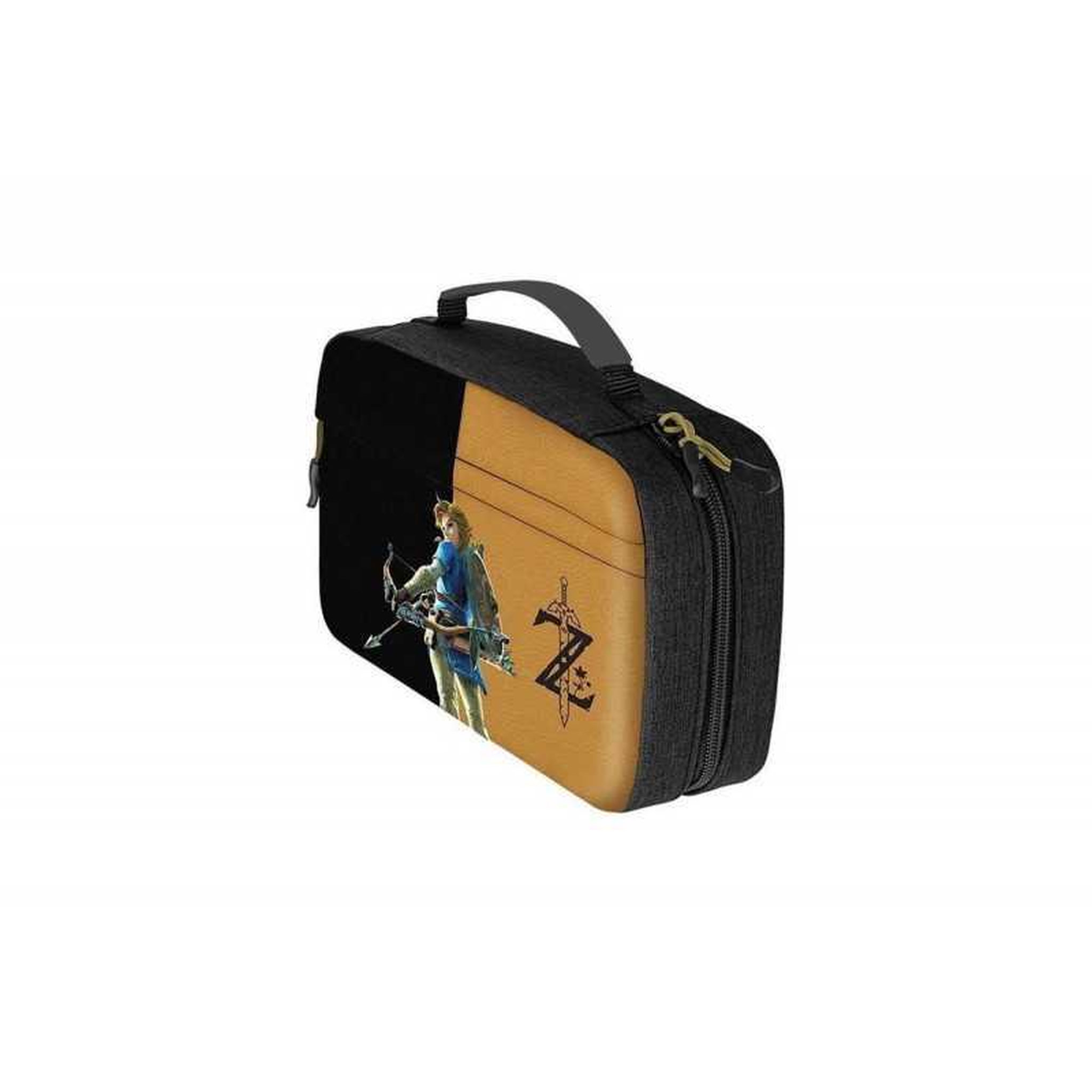 PDP Housse semi-rigide Zelda pour Nintendo Switch et Switch Lite, étui de transport robuste à fermeture zippée et rangement accessoires