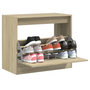 Voir la diapositive 1 : VIDAXL Armoire a chaussures chene sonoma 80x42x69 cm bois d'ingenierie