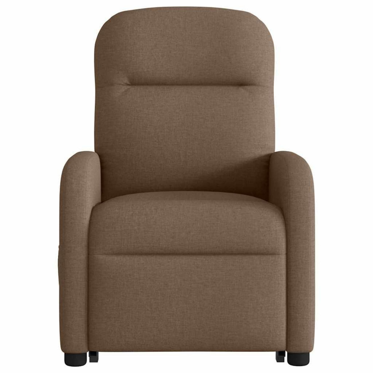 VIDAXL Fauteuil inclinable electrique marron tissu