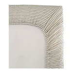 DOMIVA Drap housse lange - DOMIVA - 70x140 cm - Rayures - Gaze de coton