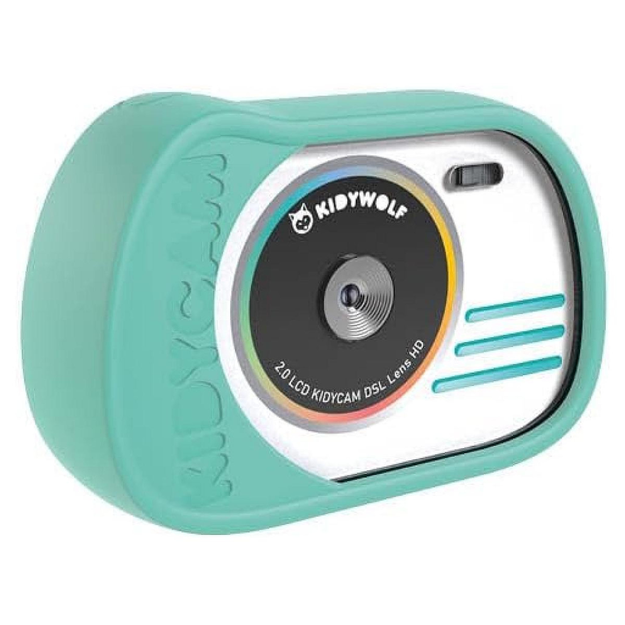 KIDYWOLF Kidycam Appareil photo enfant numerique bleu cyan