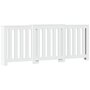 Voir la diapositive 2 : VIDAXL Cache-radiateur blanc 205x21,5x83,5 cm bois d'ingenierie