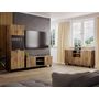 Voir la diapositive 4 : BEST MOBILIER Come - buffet bas - effet bois - 150 cm - style contemporain