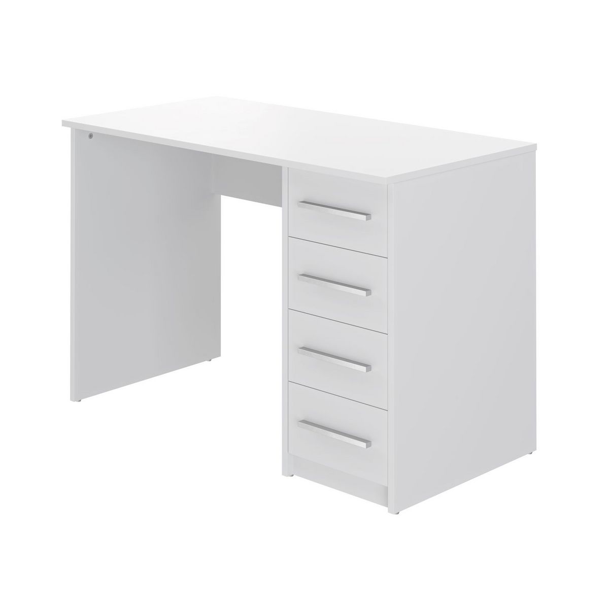 Bureau droit 4 tiroirs L110cm CARLOS