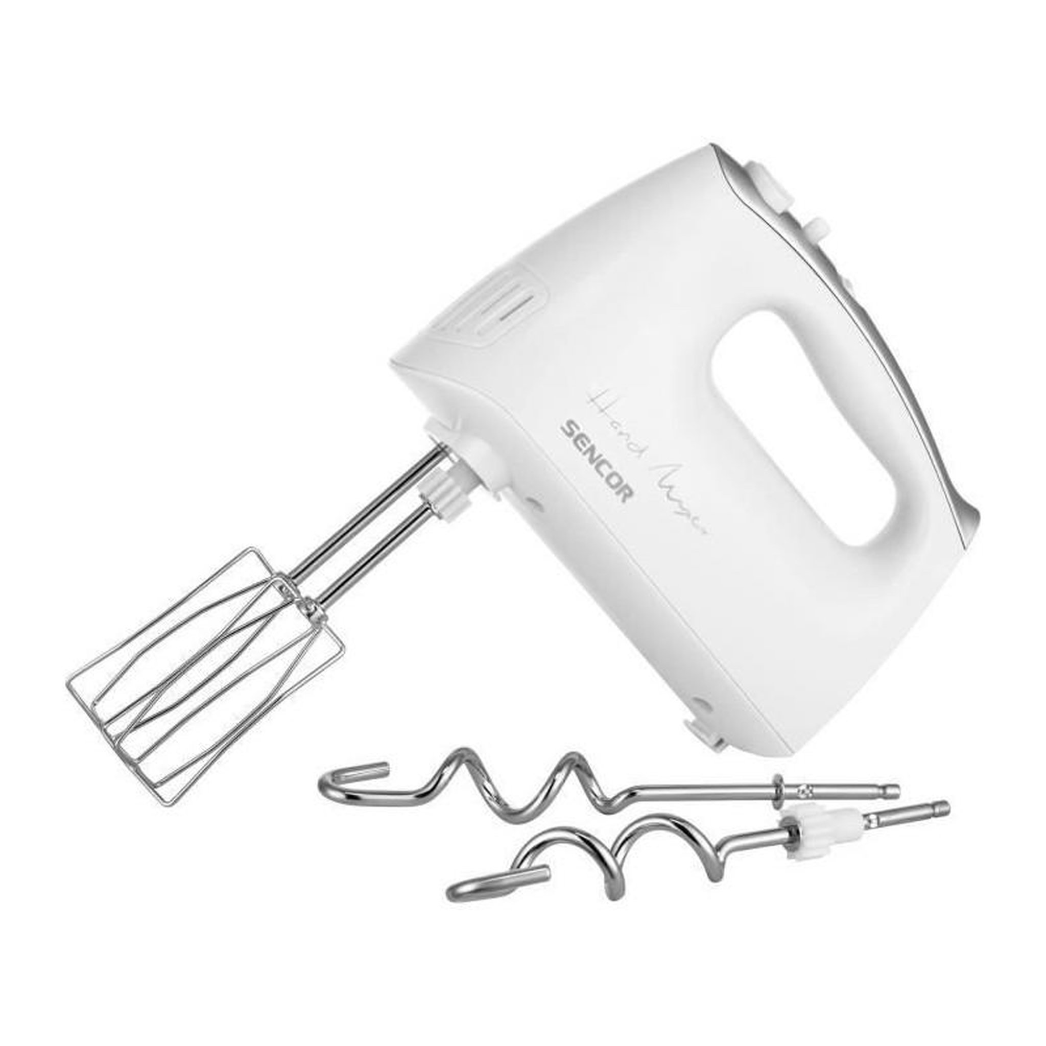 Voir la diapositive 6 : SENCO Batteur a main avec bol rotatif - SENCOR - SHM6206SS - 500W - Argent