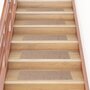 Voir la diapositive 1 : VIDAXL Tapis d'escalier autocollants Rectangulaire 15 pcs 76x20 cm