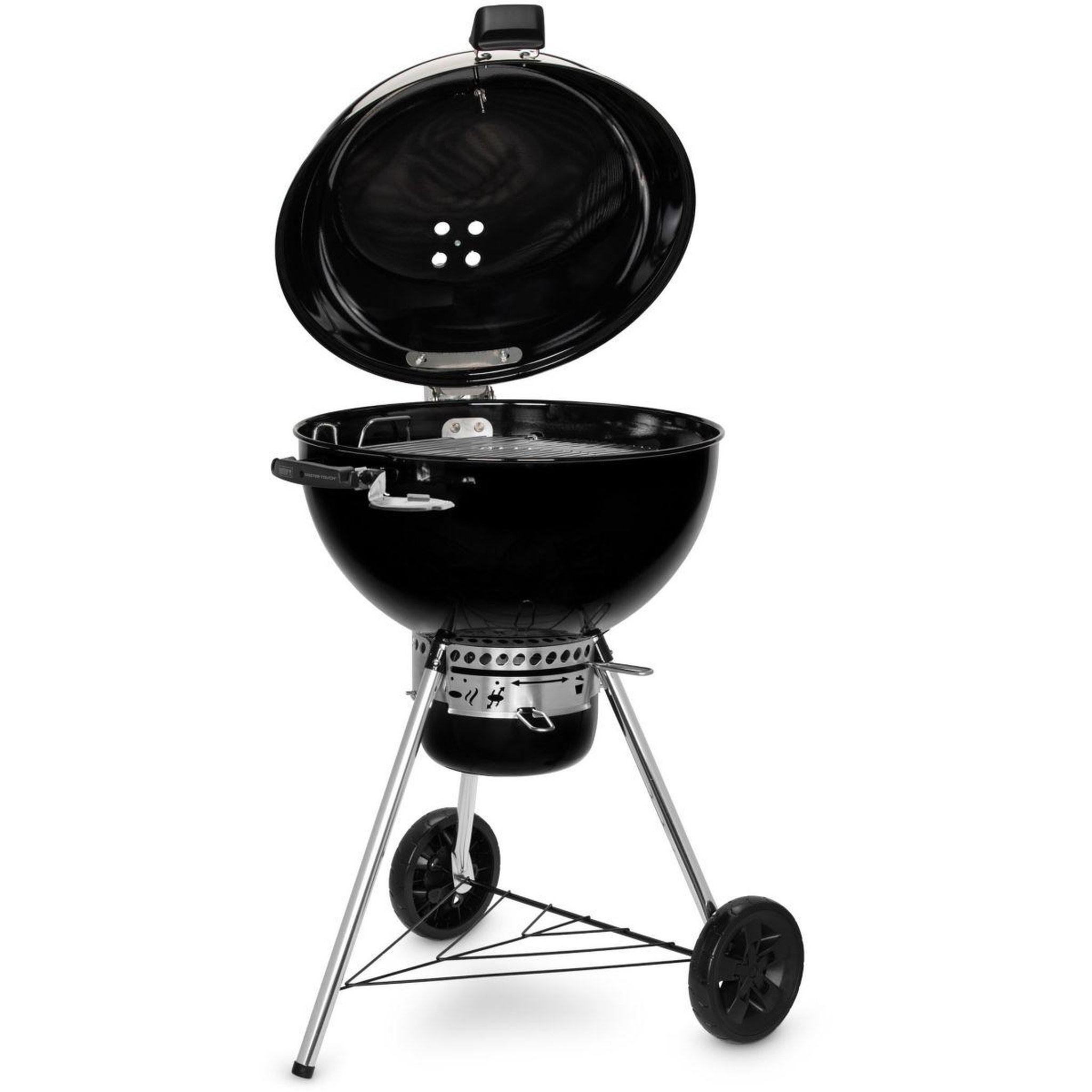 Voir la diapositive 3 : Weber Barbecue charbon master-touch gbs premium e-5775 black sur pied 57 cm + grill gbs en fonte