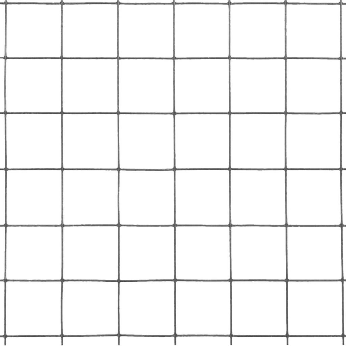 VIDAXL Grillage acier avec revetement en PVC 10x1 m gris