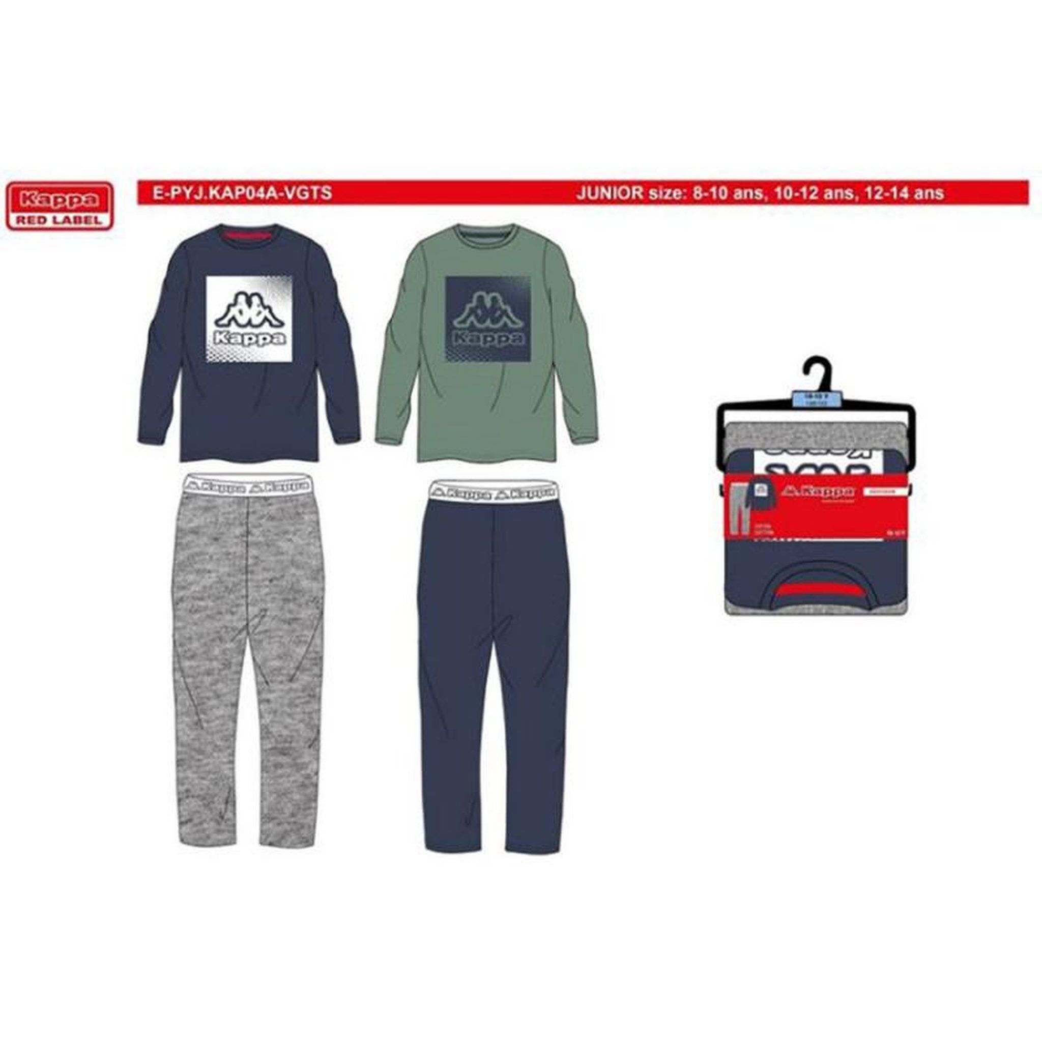 Voir la diapositive 5 : KAPPA Pyjama enfant KAPPA
