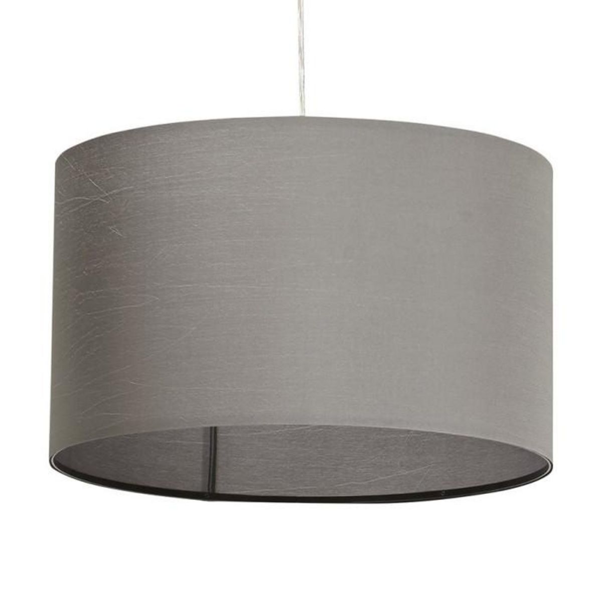 Paris Prix Lampe Suspension avec Abat-Jour  Fidelio  50cm Gris
