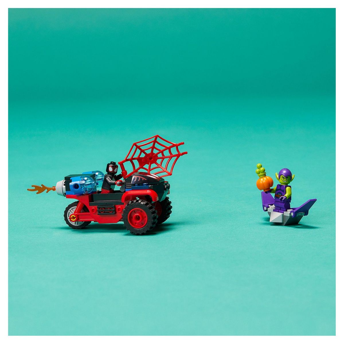 LEGO Marvel 10781 Spidey et Ses Amis Extraordinaires Miles Morales : Le Techno-Trike de Spider-Man