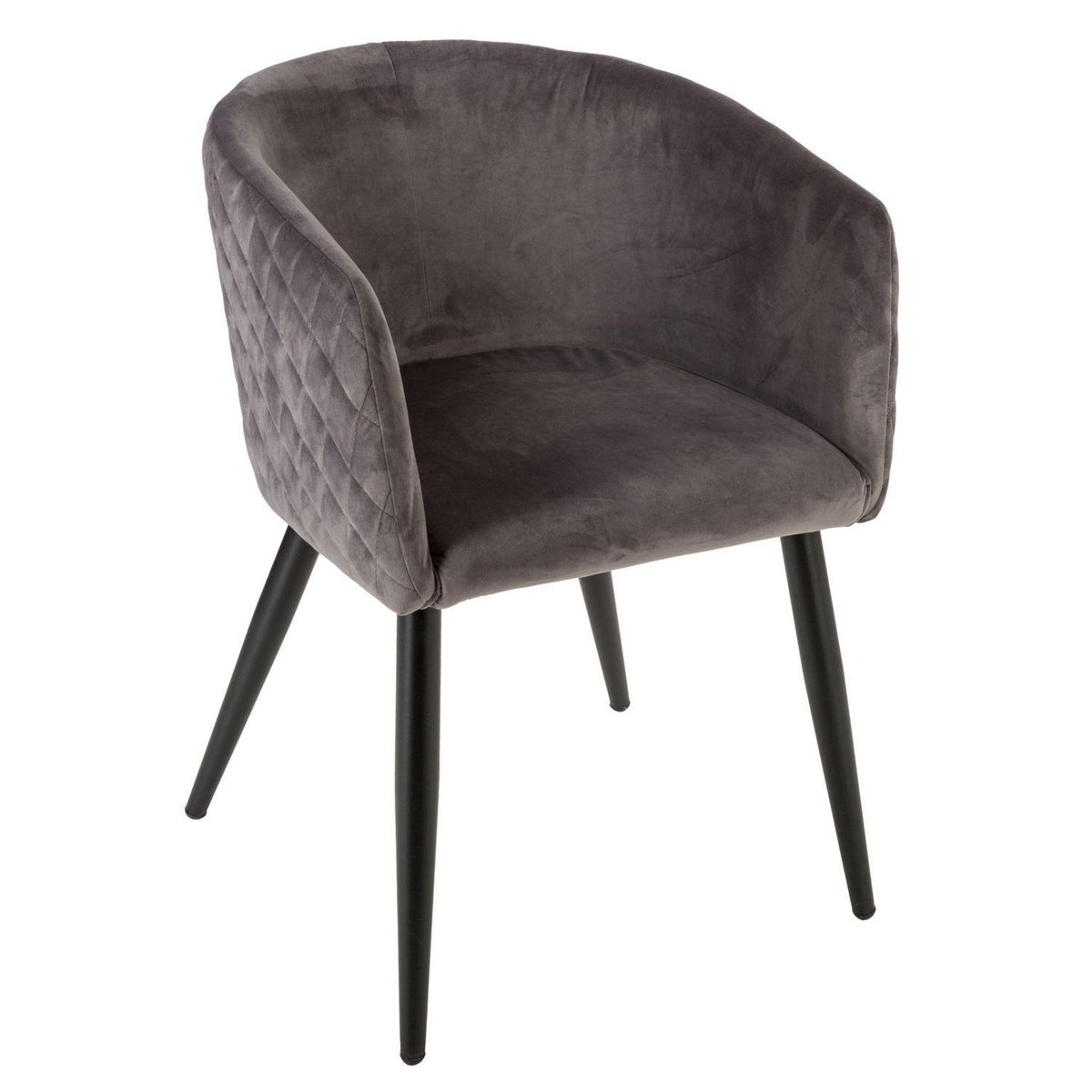 ATMOSPHERA Fauteuil en velours Marlo
