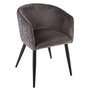Voir la diapositive 1 : ATMOSPHERA Fauteuil en velours Marlo