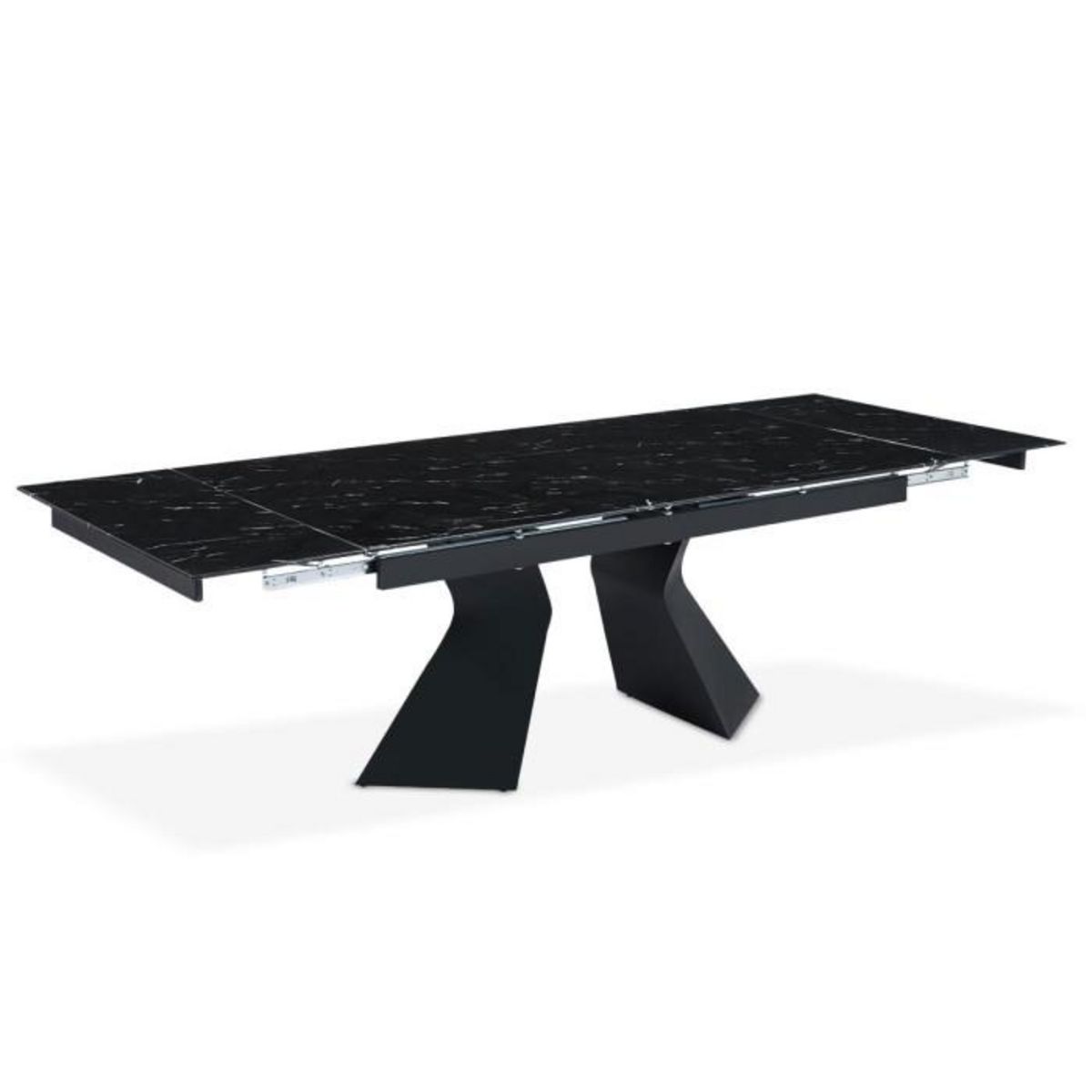 Paris Prix Table à Manger Extensible  Sara  180-260cm Noir