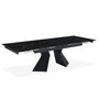 Voir la diapositive 3 : Paris Prix Table à Manger Extensible  Sara  180-260cm Noir