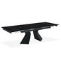 Voir la diapositive 3 : Paris Prix Table à Manger Extensible  Sara  180-260cm Noir