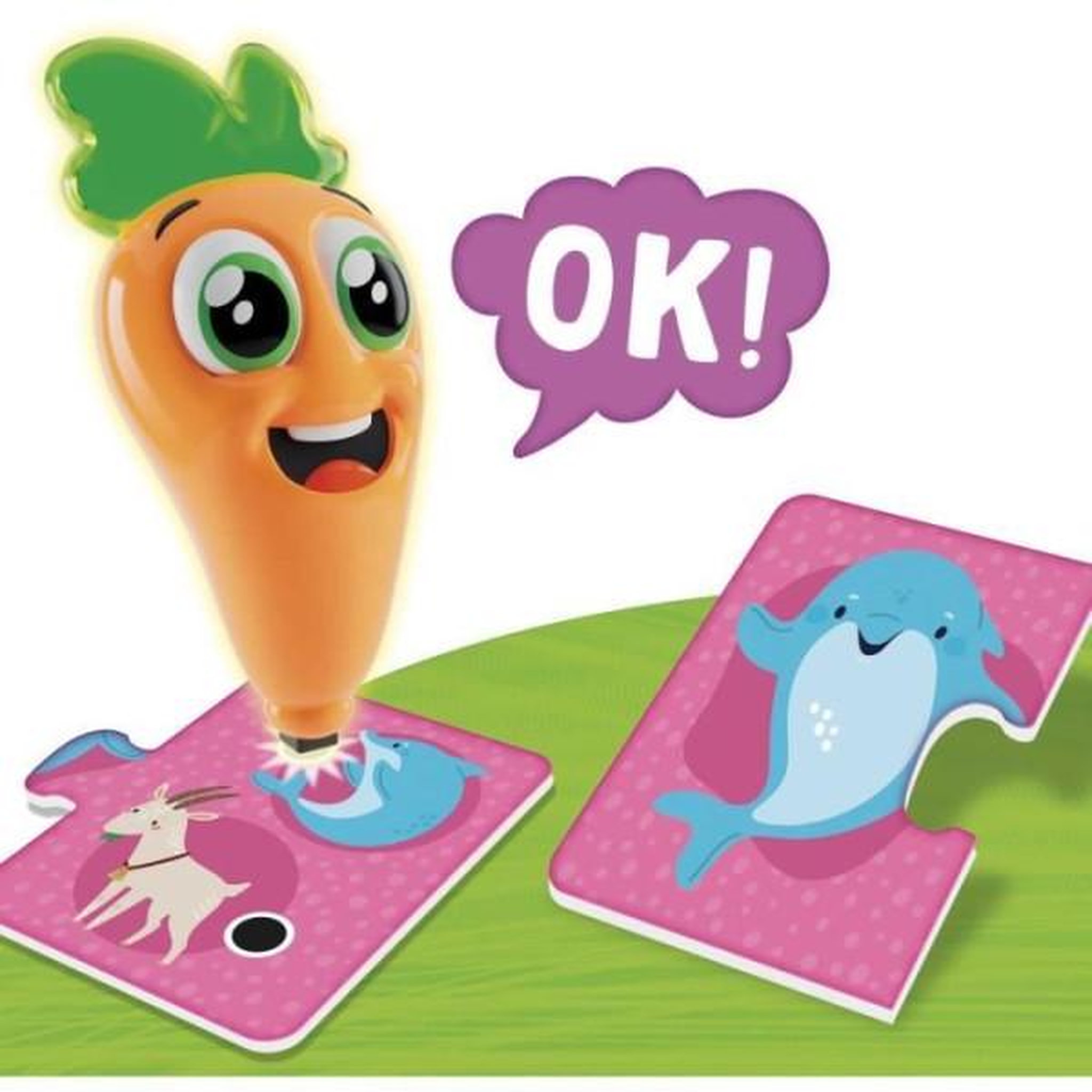 Voir la diapositive 3 : LISCIANI GIOCHI Stylo parlant - CAROTINA BABY - Apprentissage des animaux, Stylo interactif