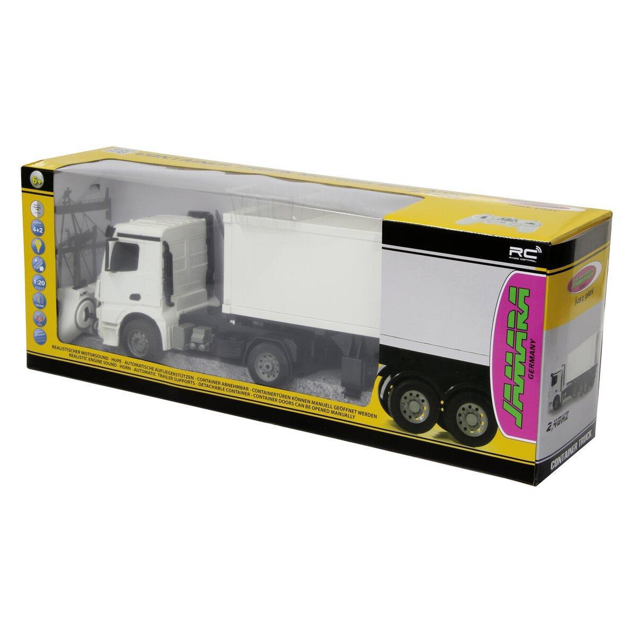 Voir la diapositive 2 : Jamara Mercedes-Benz Arocs Container LKW 1:20 2,4GHz