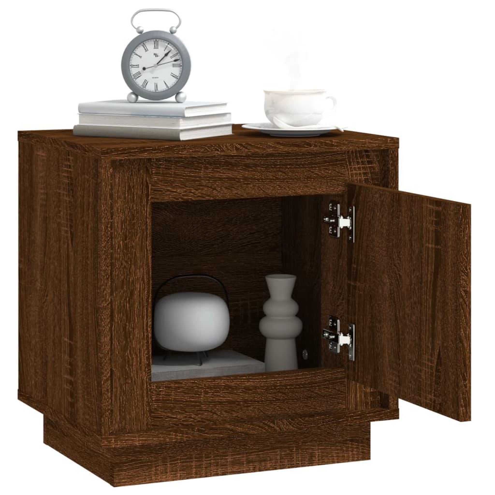 Voir la diapositive 5 : VIDAXL Tables de chevet 2pcs chene marron 44x35x45cm bois d'ingenierie