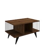 Habitat et Jardin Table basse en bois  Bert  - 90 x 60 x 40 cm - Noyer