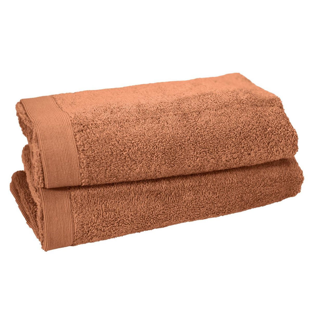 Sensei Maison Lot de 2 serviettes de toilette 500 g/m² STUDIO - 50x90 cm