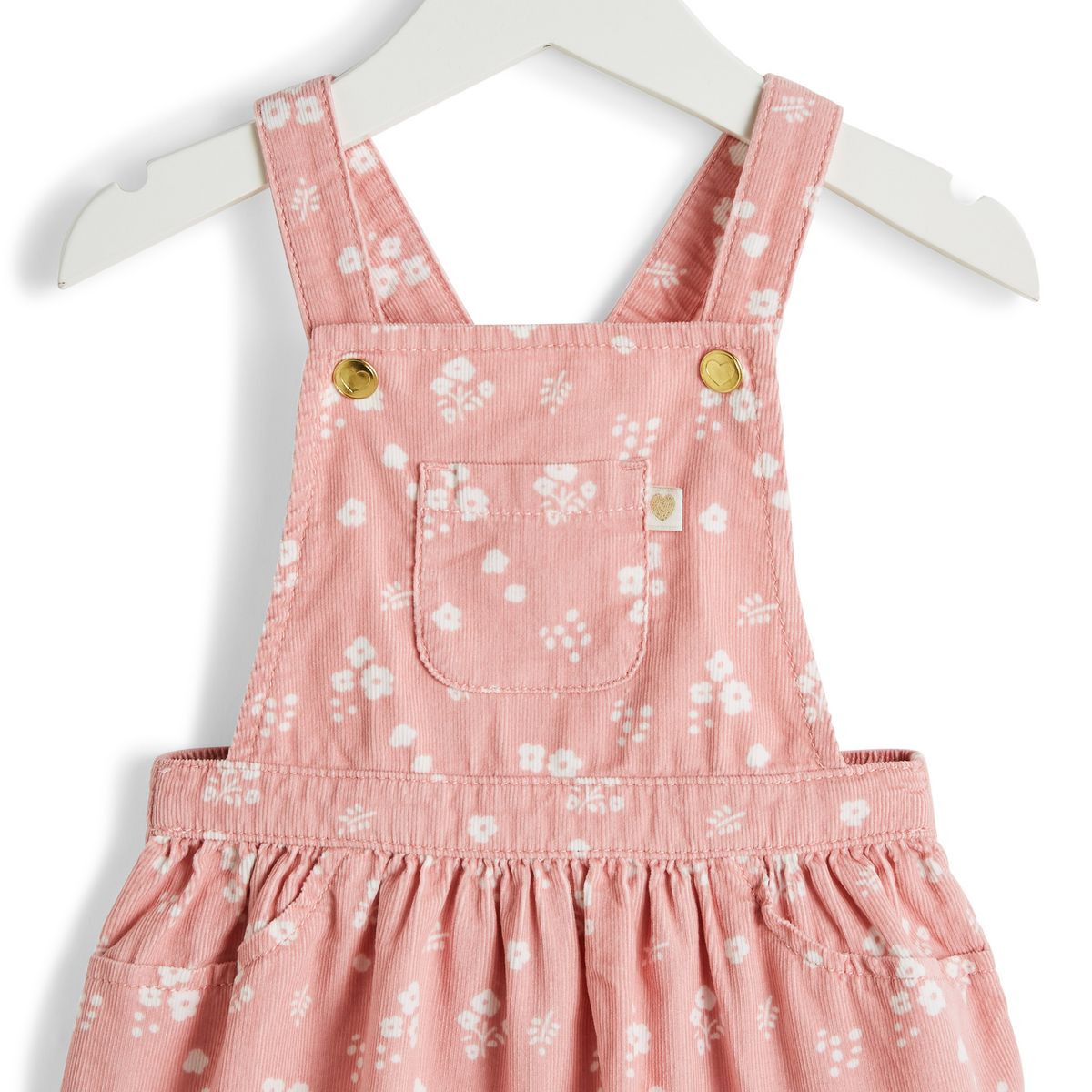 IN EXTENSO Robe en velours bébé fille