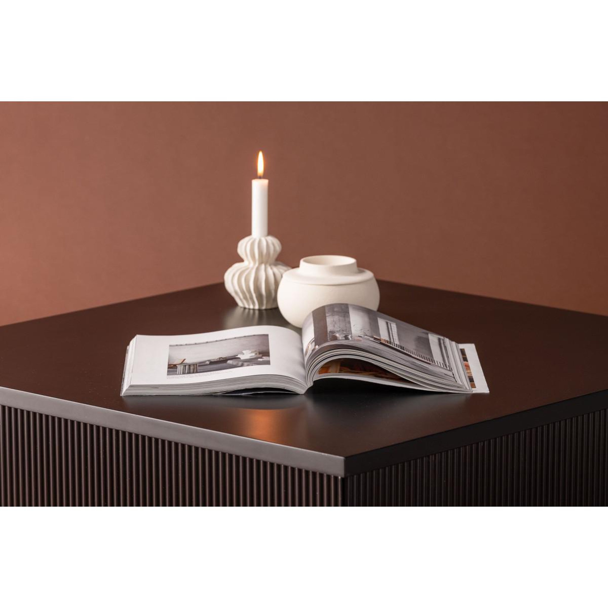 Voir la diapositive 6 : Paris Prix Table basse nervurée  lenox  90cm noir