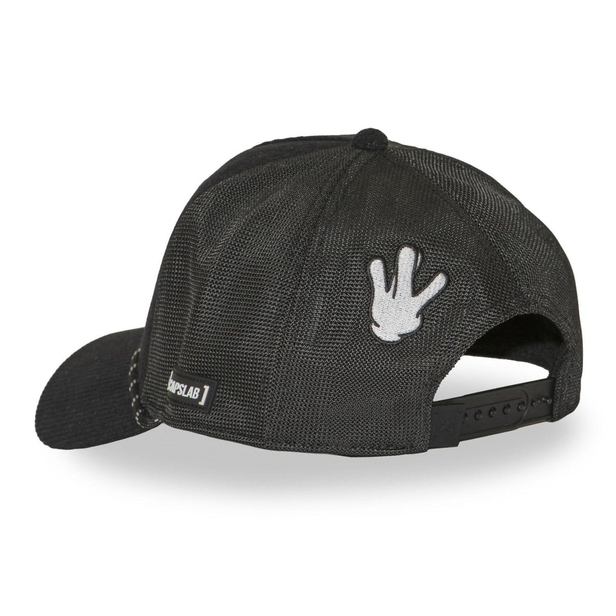 Voir la diapositive 5 : CAPSLAB Casquette trucker premium avec filet et patch Bad Dog