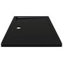 Voir la diapositive 4 : VIDAXL Receveur de douche rectangulaire ABS Noir 80x110 cm