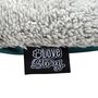 Voir la diapositive 4 : LOVE STORY Couchage de voyage en sherpa - 80 x 50 cm - Bleu