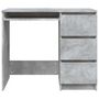 Voir la diapositive 5 : VIDAXL Bureau Gris beton 90x45x76 cm Bois d'ingenierie