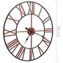 Voir la diapositive 6 : VIDAXL Horloge murale Metal 58 cm Rouge