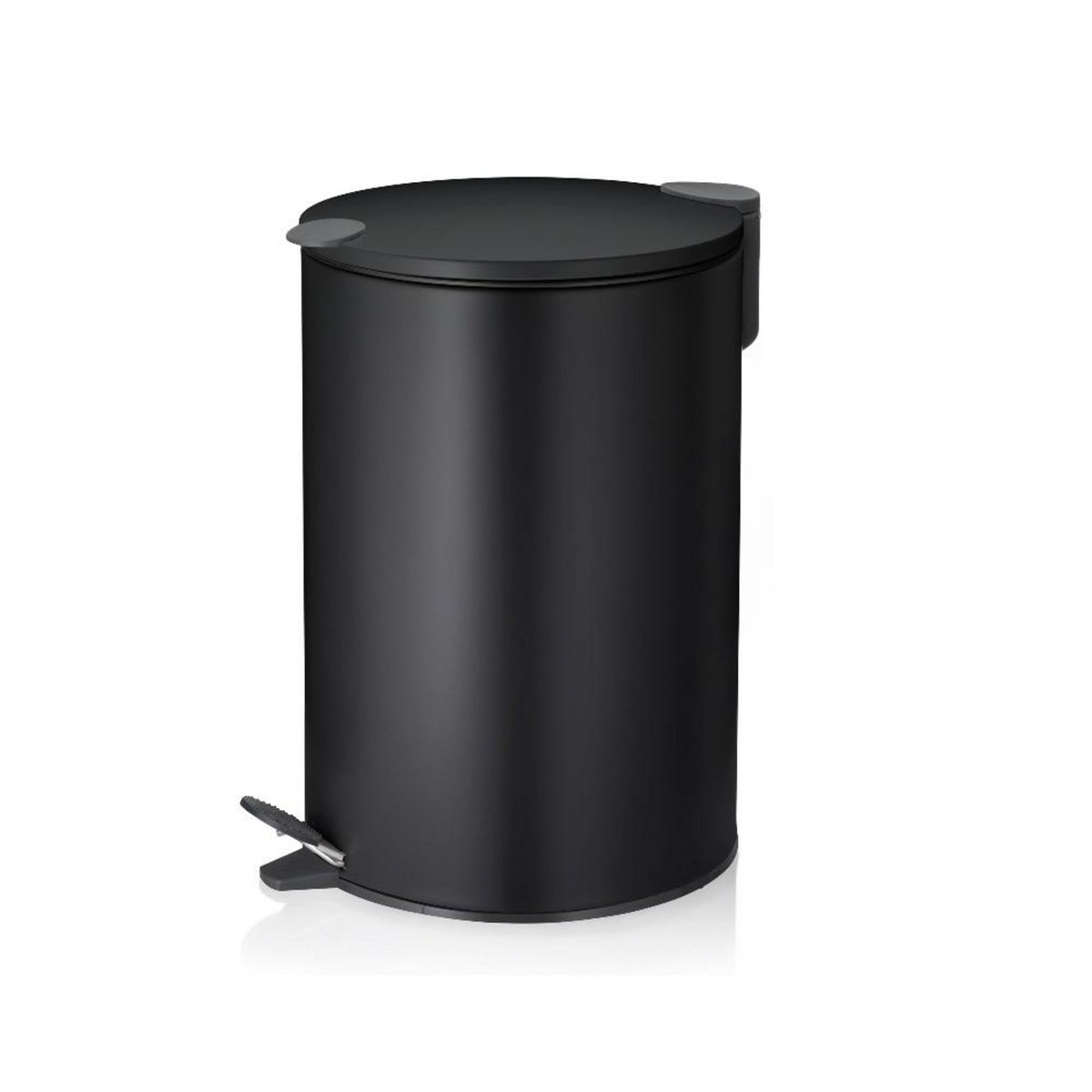 Kela line Poubelle à pédale 12l noir - 10642