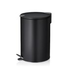 Kela line Poubelle à pédale 12l noir - 10642
