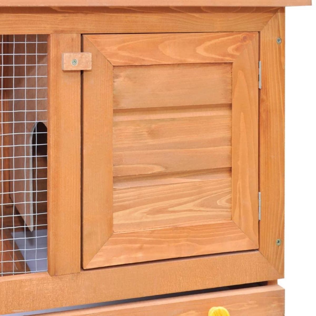 VIDAXL Clapier d'exterieur Enclos pour petits animaux 1 porte Bois