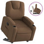 Voir la diapositive 2 : VIDAXL Fauteuil inclinable Marron Tissu