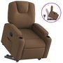 Voir la diapositive 2 : VIDAXL Fauteuil inclinable Marron Tissu